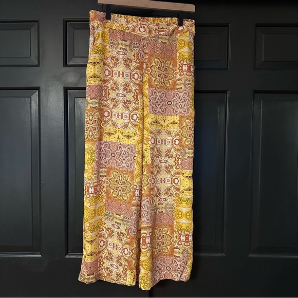 Christian Siriano Geometric  Wide Leg Pants Med (a4 - Picture 9 of 15